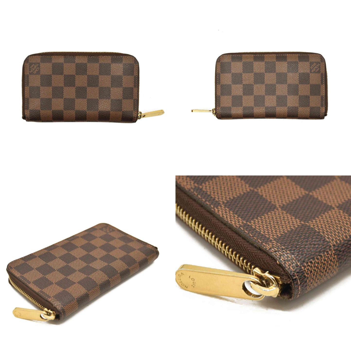 Louis Vuitton  Damier Ebene Zippy Organizer Wallet