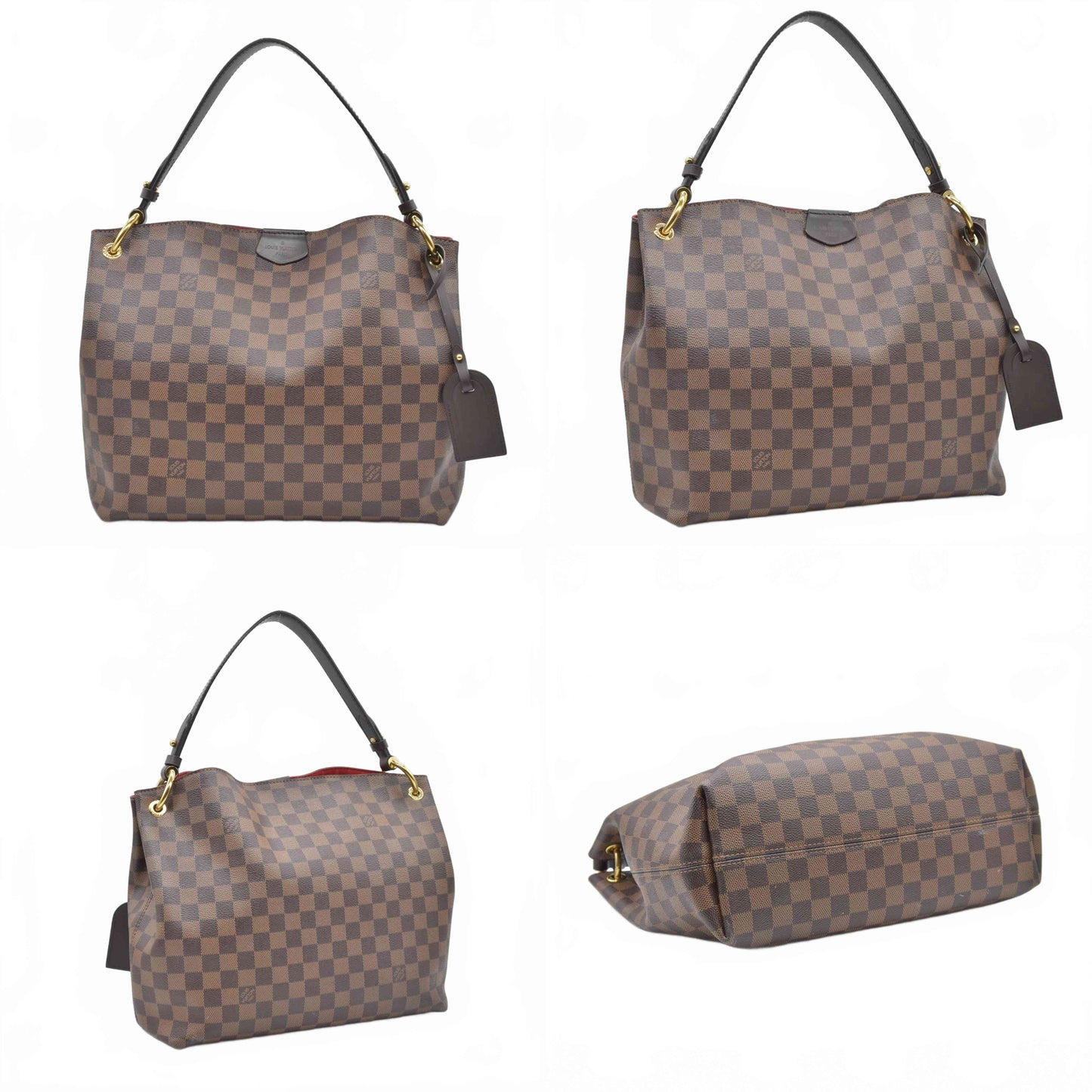 $1990 Louis Vuitton Damier Ebene Graceful PM 2019 TX4199