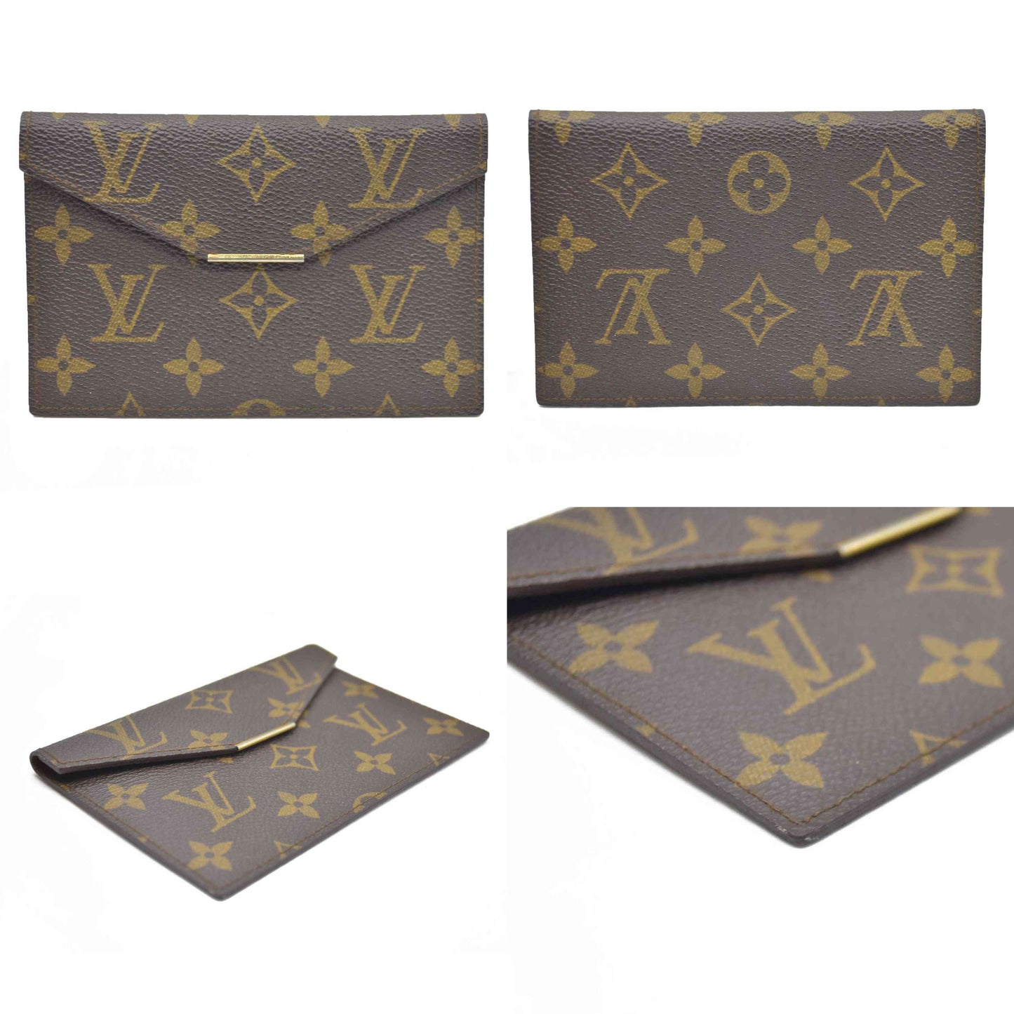AUCTION $410 Louis Vuitton  Monogram Envelope