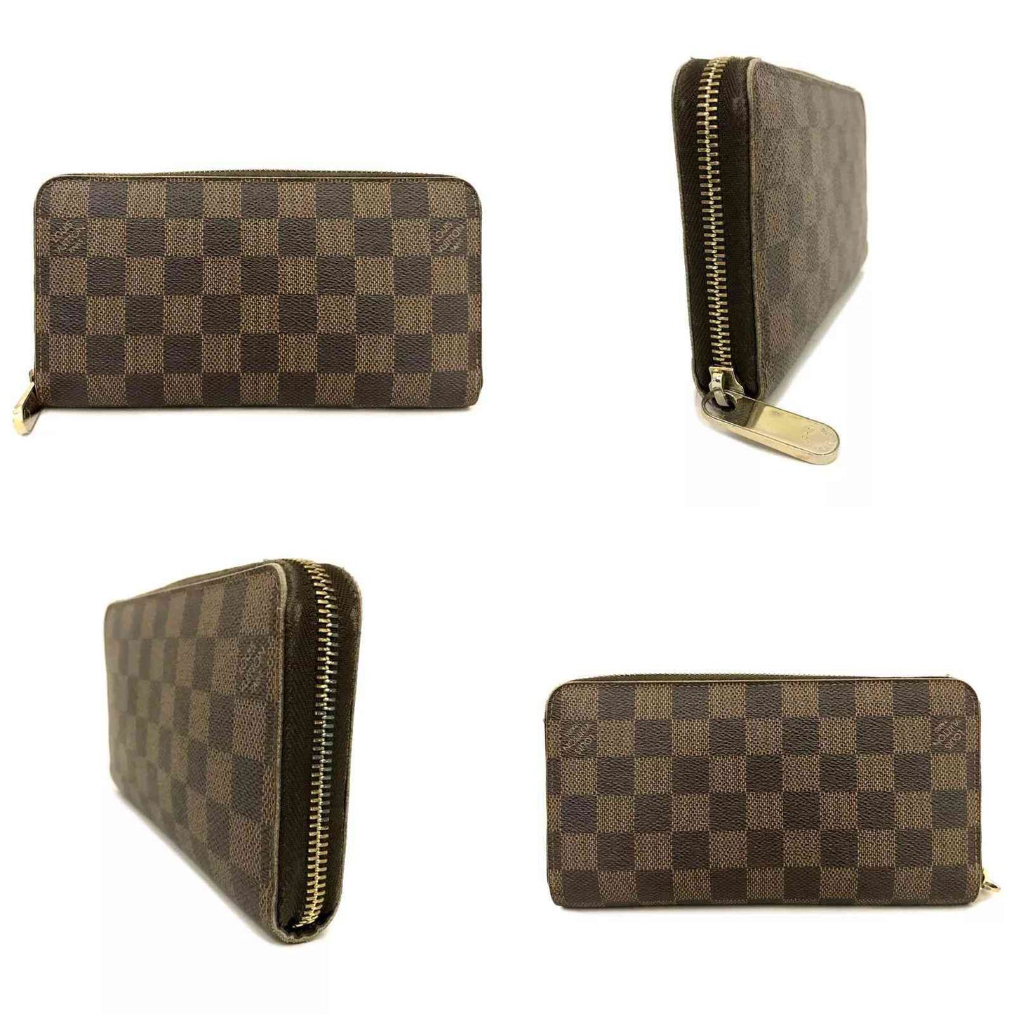 Louis Vuitton  Damier Ebene Zippy Wallet CA3155