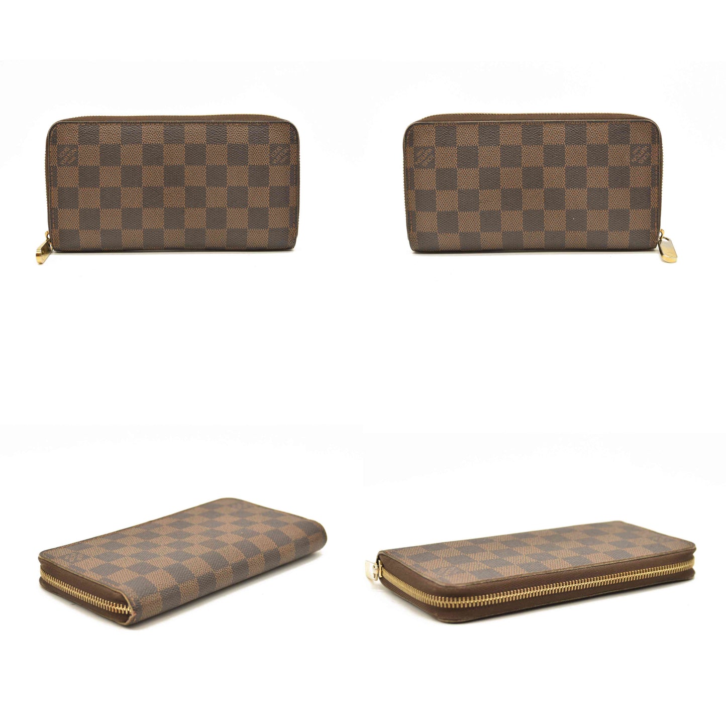 Louis Vuitton  Damier Ebene Zippy Wallet VI0078