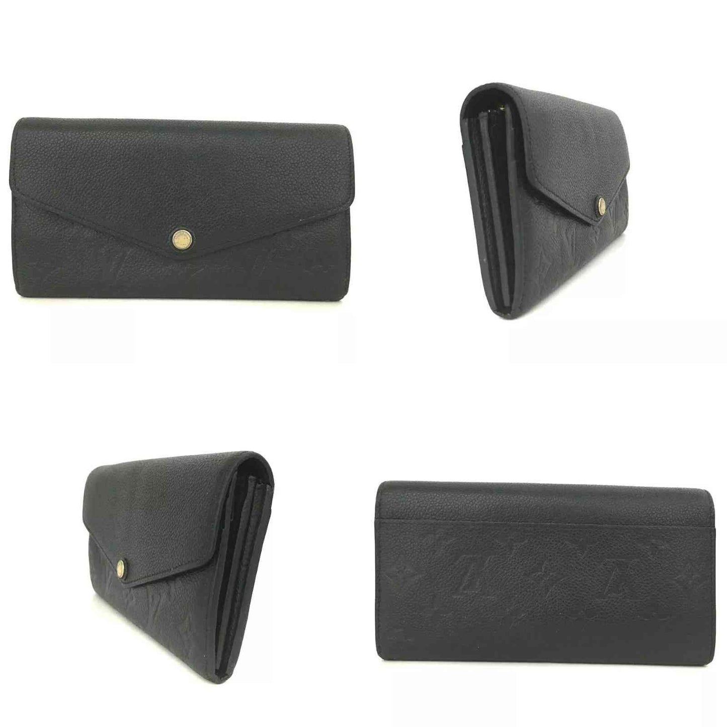 Louis Vuitton  Empreinte Sarah Wallet NM Black CA0129