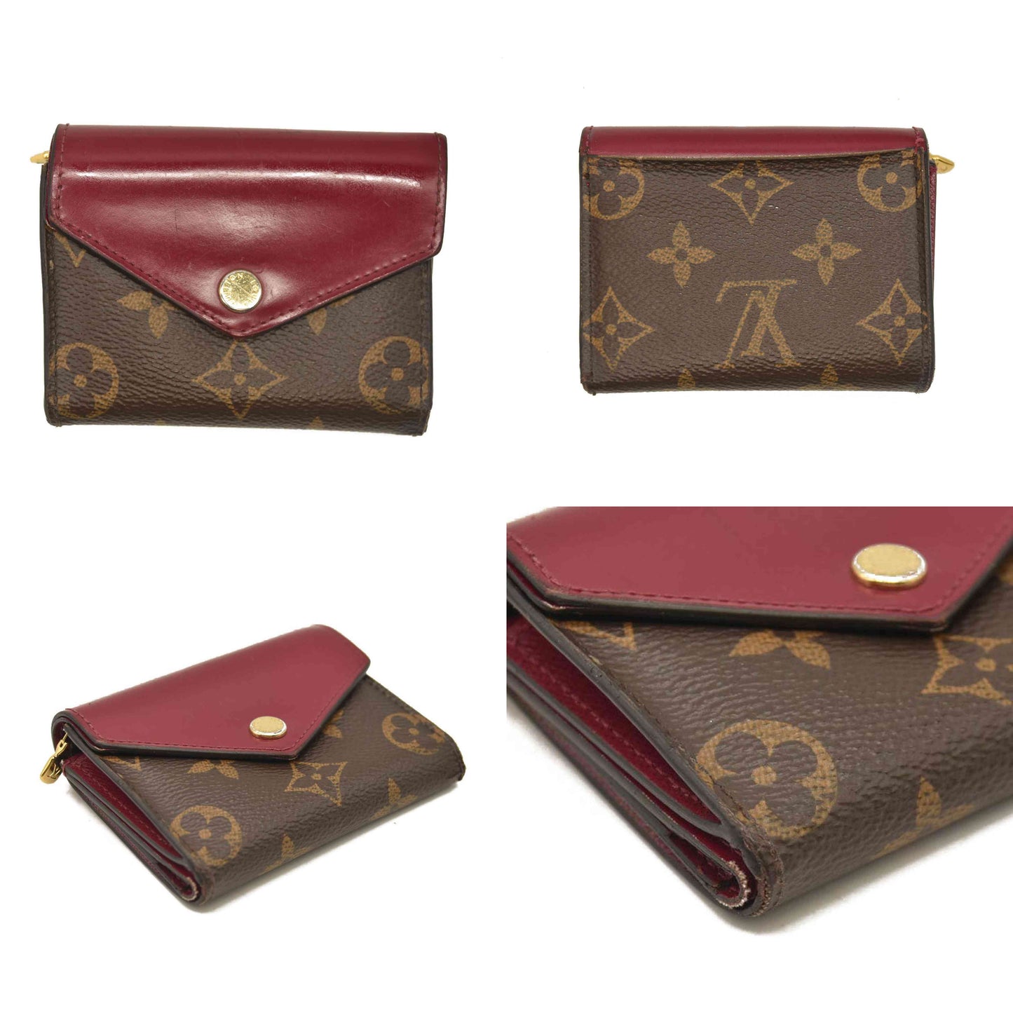 Louis Vuitton  Monogram Zoe Wallet Fuchsia MI2189