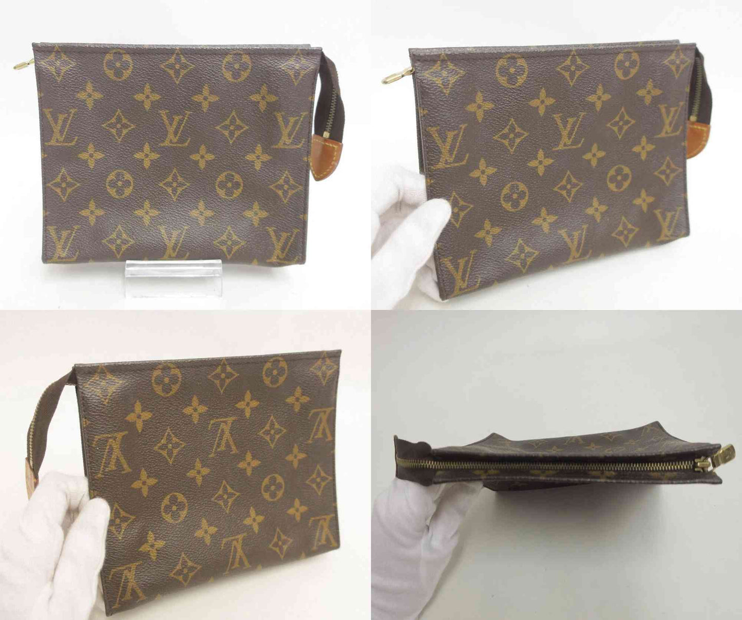 Louis Vuitton  $540 Monogram Poche Toilette 19 Clutch Bag #30763