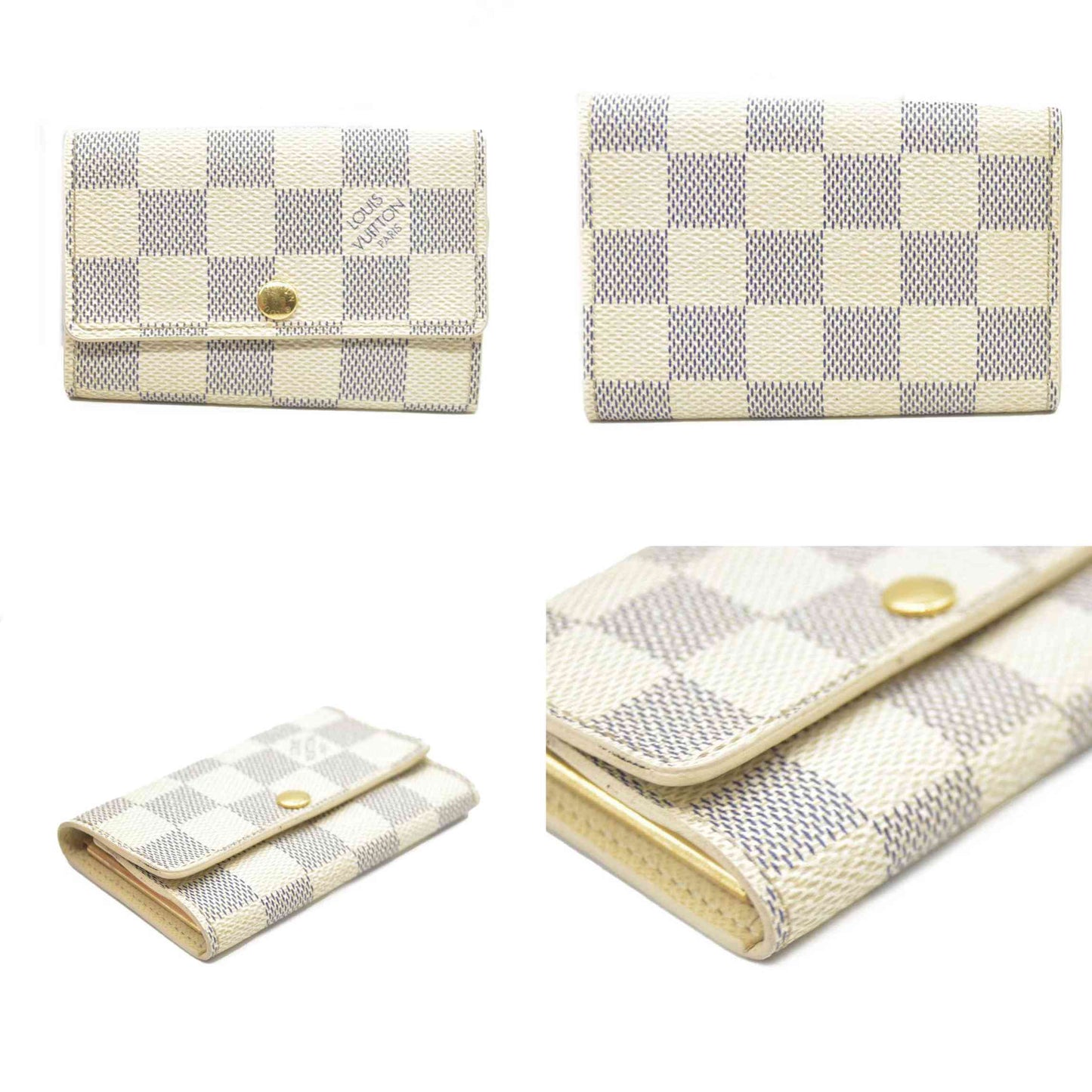 LOUIS VUITTON Damier Azur Multicles 6 Ring Key Case