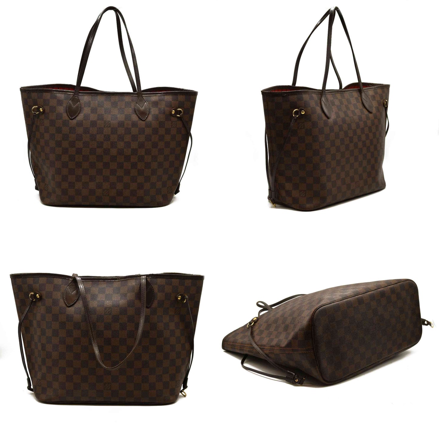 Louis Vuitton  Damier Ebene Neverfull MM AR4180