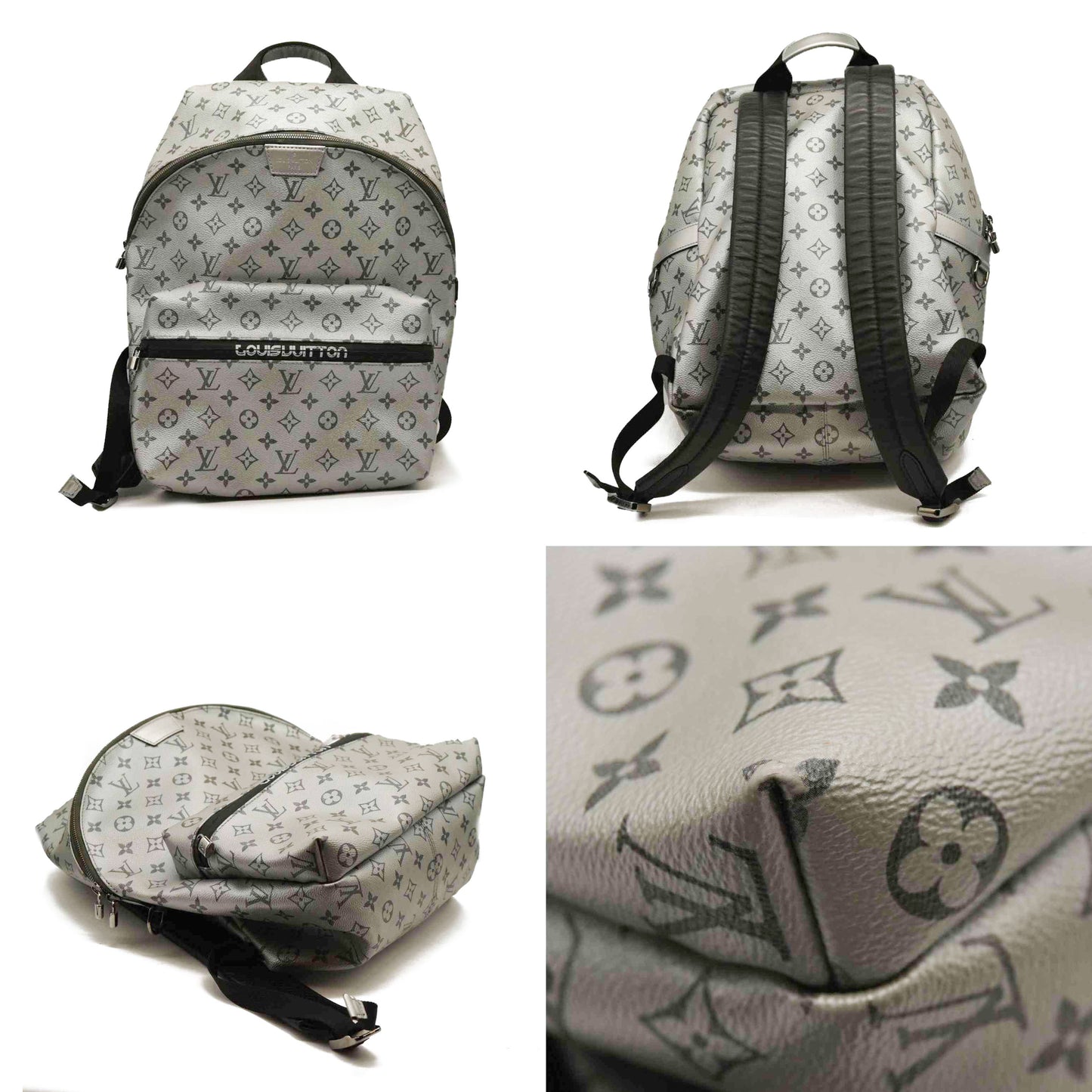 Louis Vuitton  Monogram Reflect Outdoor Apollo Backpack Silver