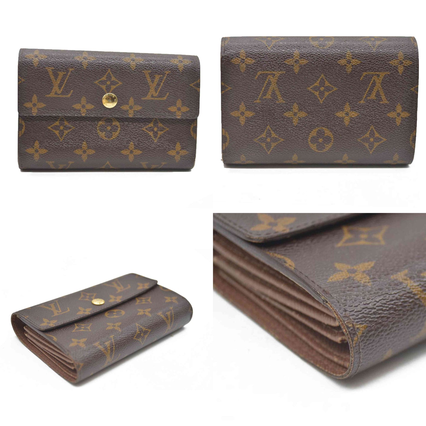 LOUIS VUITTON Monogram Alexandra Trifold Wallet