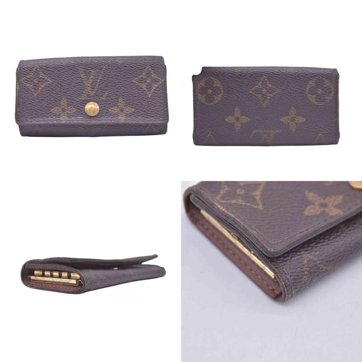 $345 2003 Louis Vuitton Monogram Multicles 4 Key Holder FL0053 CONSIGNMENT 10021174