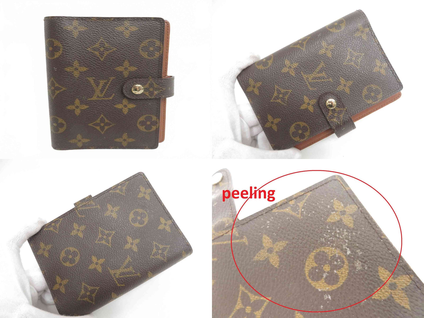 LOUIS VUITTON Monogram  Agenda PM Day Planner Notebook Cover CA0947