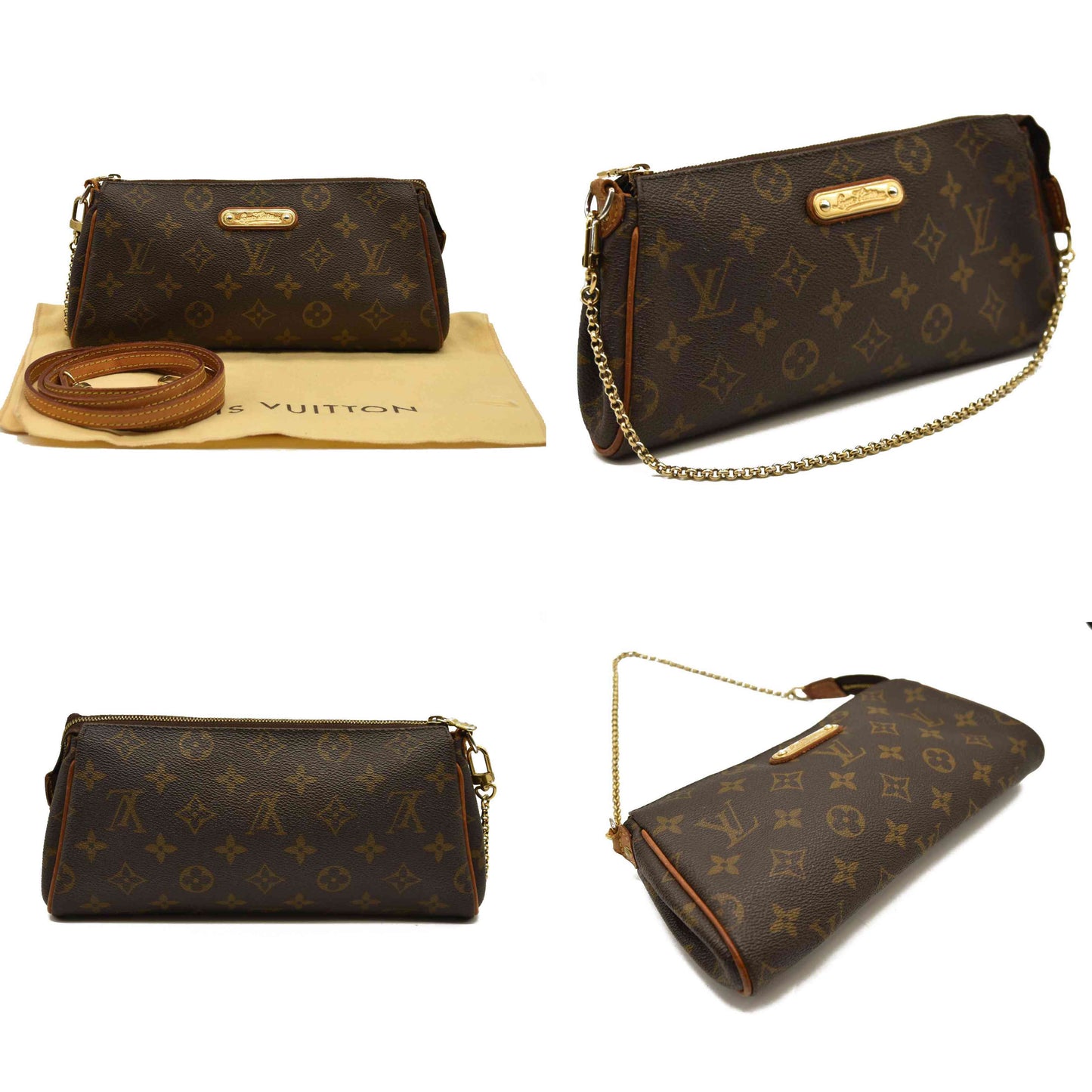 LOUIS VUITTON  Monogram Eva Clutch DU2150
