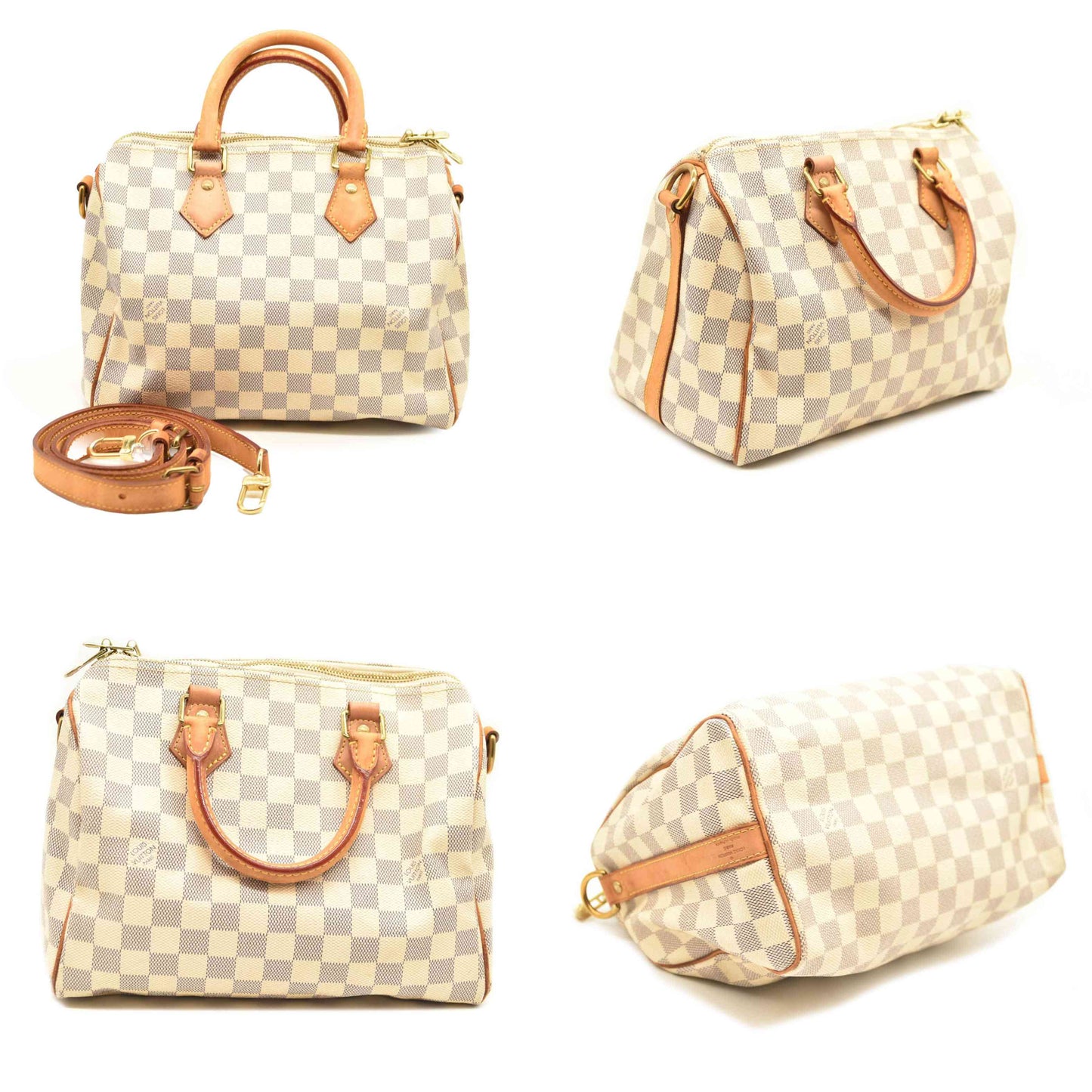 Louis Vuitton  Damier Azur Speedy Bandouliere 25 CT4189