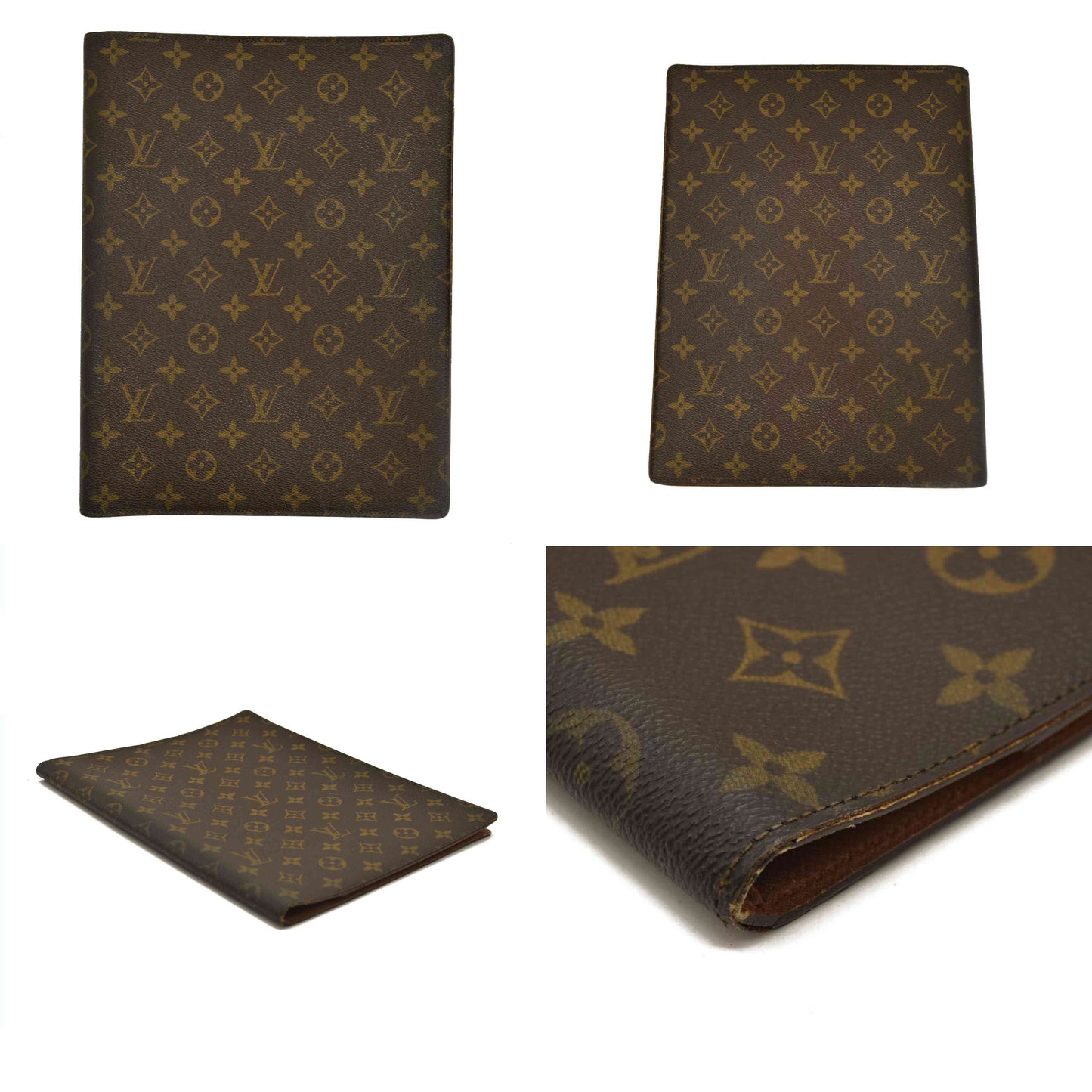 Louis Vuitton  Monogram Desk Agenda Cover MI8912