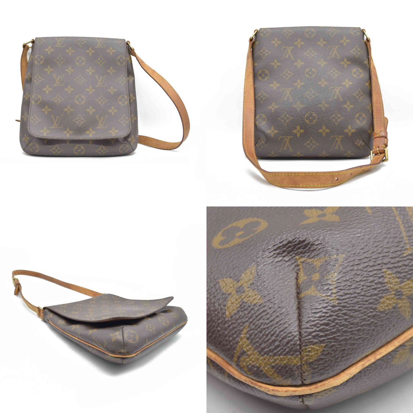 $830 Louis Vuitton Monogram Musette Salsa LM0070 2000 CONSIGNMENT