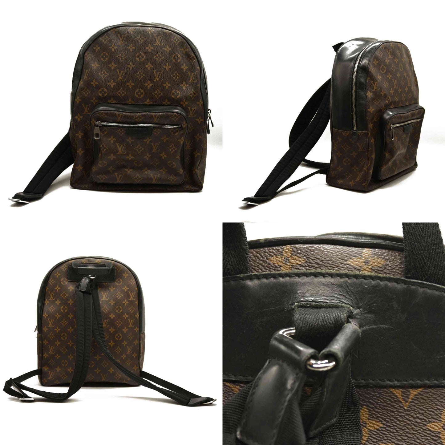 Louis Vuitton  Monogram Macassar Josh Backpack