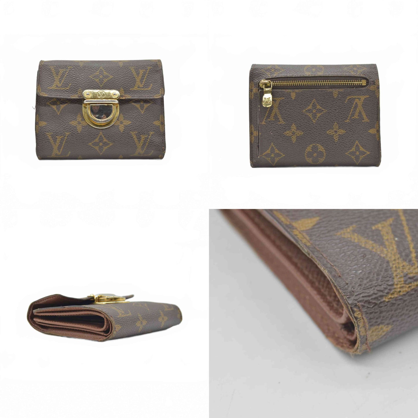 $705 2005 Louis Vuitton Monogram Koala Compact Wallet SD0095