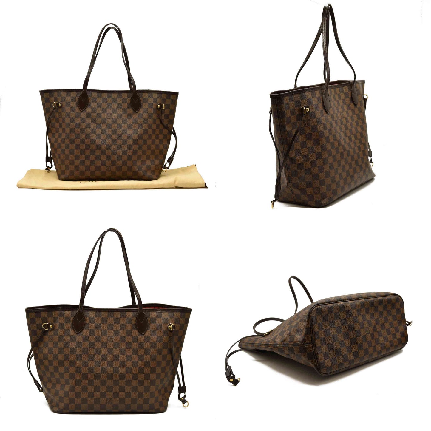 LOUIS VUITTON Damier Ebene Neverfull MM SP005