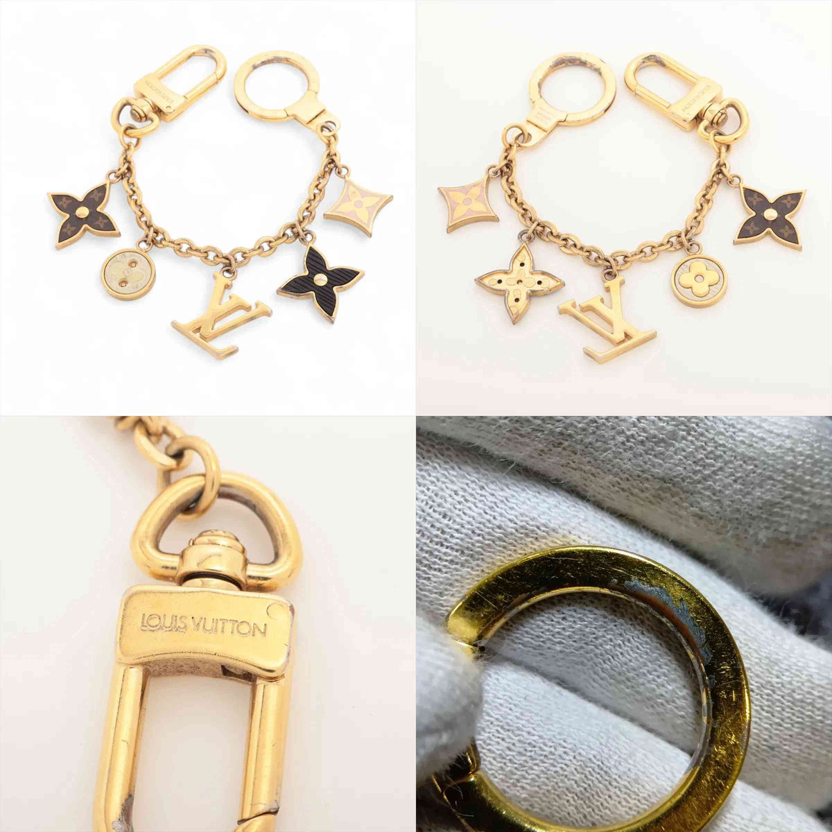 $675 2019 Louis Vuitton  Bijou sack Shennu Spring Str AK1119 Charm GP Gold 10021034