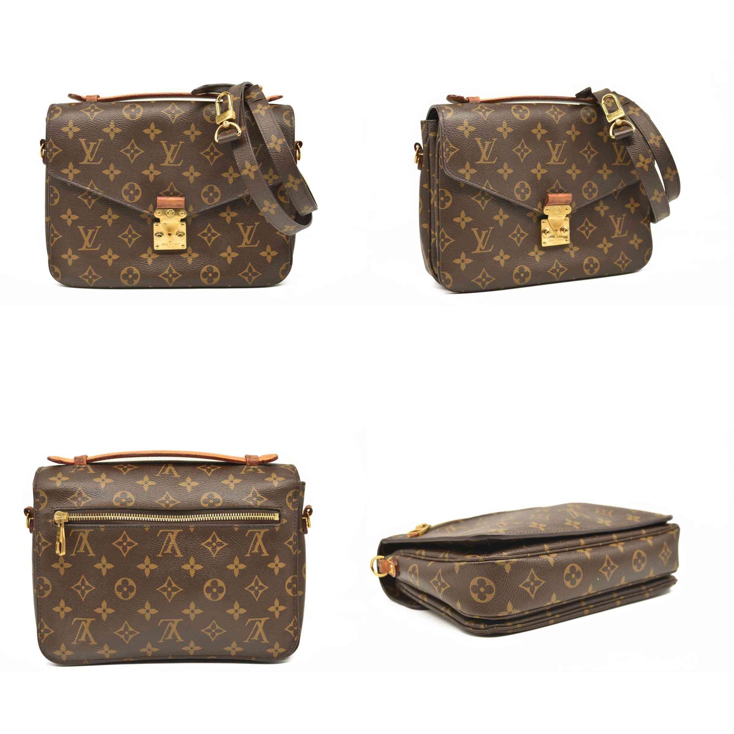 LOUIS VUITTON Monogram Pochette Metis AR1108