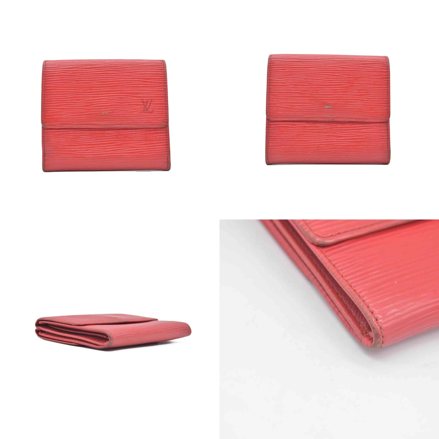 $655 Louis Vuitton  Vintage Epi Leather Elise Wallet CONSIGNMENT