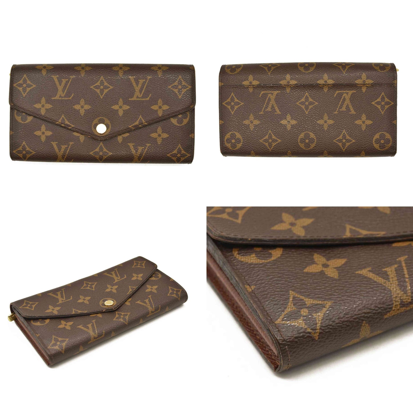 LOUIS VUITTON Monogram Sarah Wallet MI3184