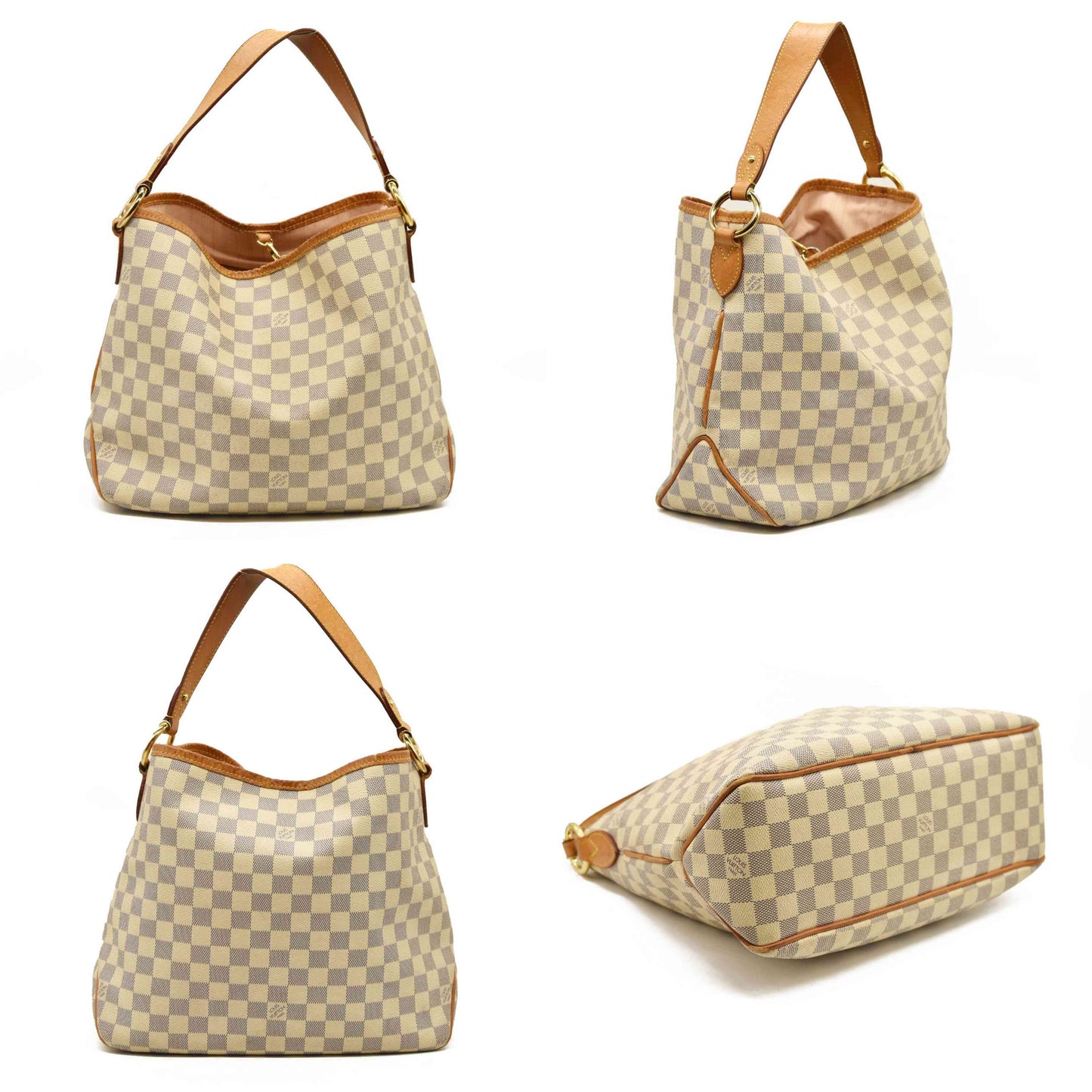 Louis Vuitton  Damier Azur Delightful PM Pink MI1166