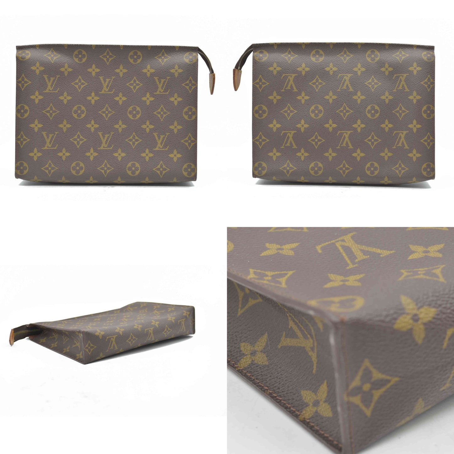 $1290 LOUIS VUITTON Monogram Toiletry 26 CONSIGNMENT AN0960 1990