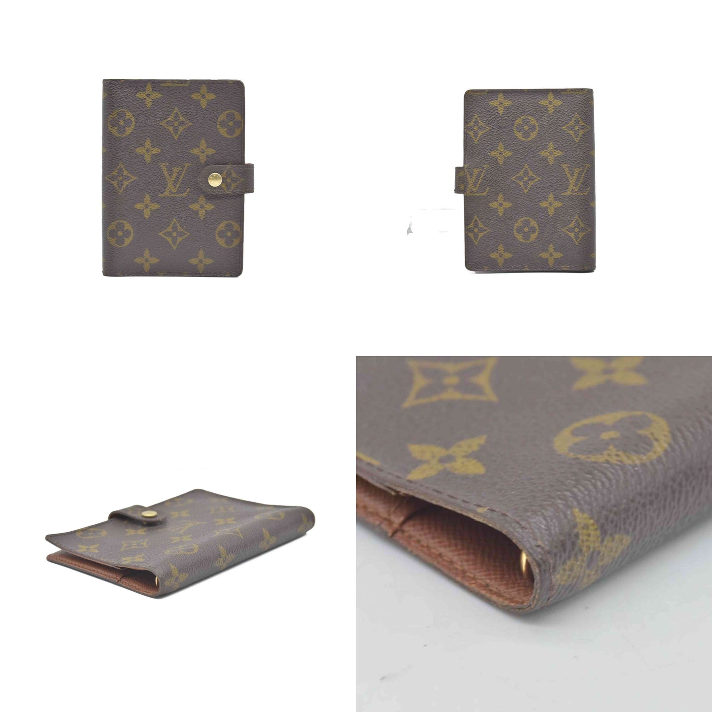 $505 LOUIS VUITTON Monogram  Agenda PM Day Planner Notebook Cover