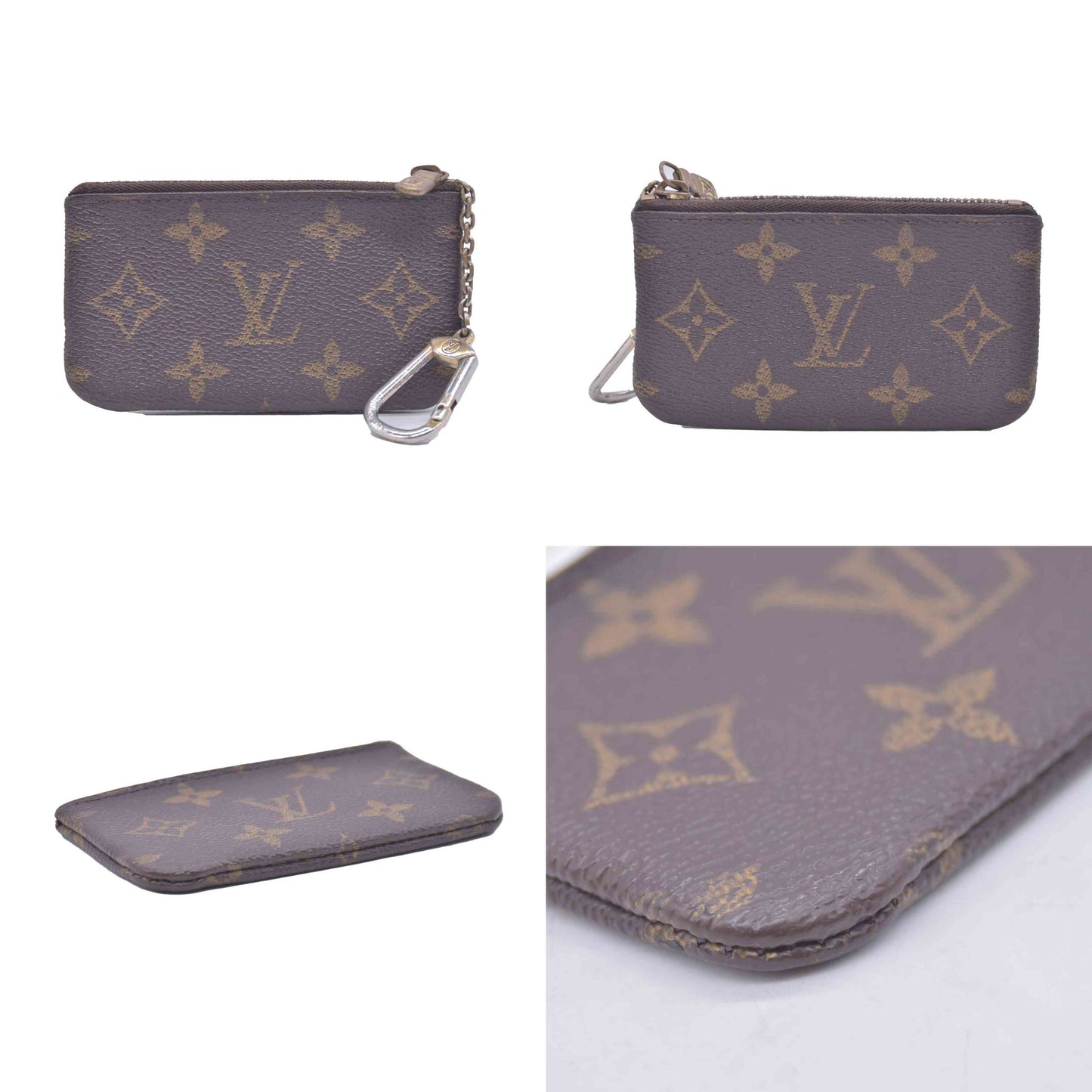 $355 2006 Louis Vuitton Monogram Pochette Cles Key Holder CA0026  CONSIGNMENT