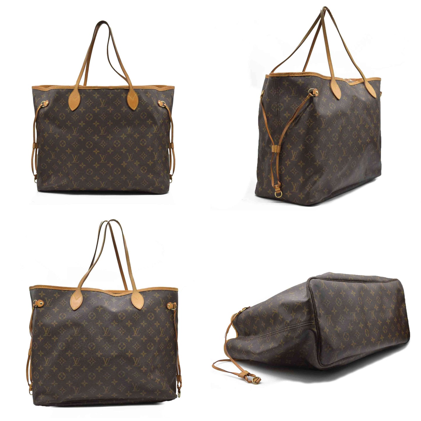 AUCTION $2420 Louis Vuitton  Monogram Neverfull GM