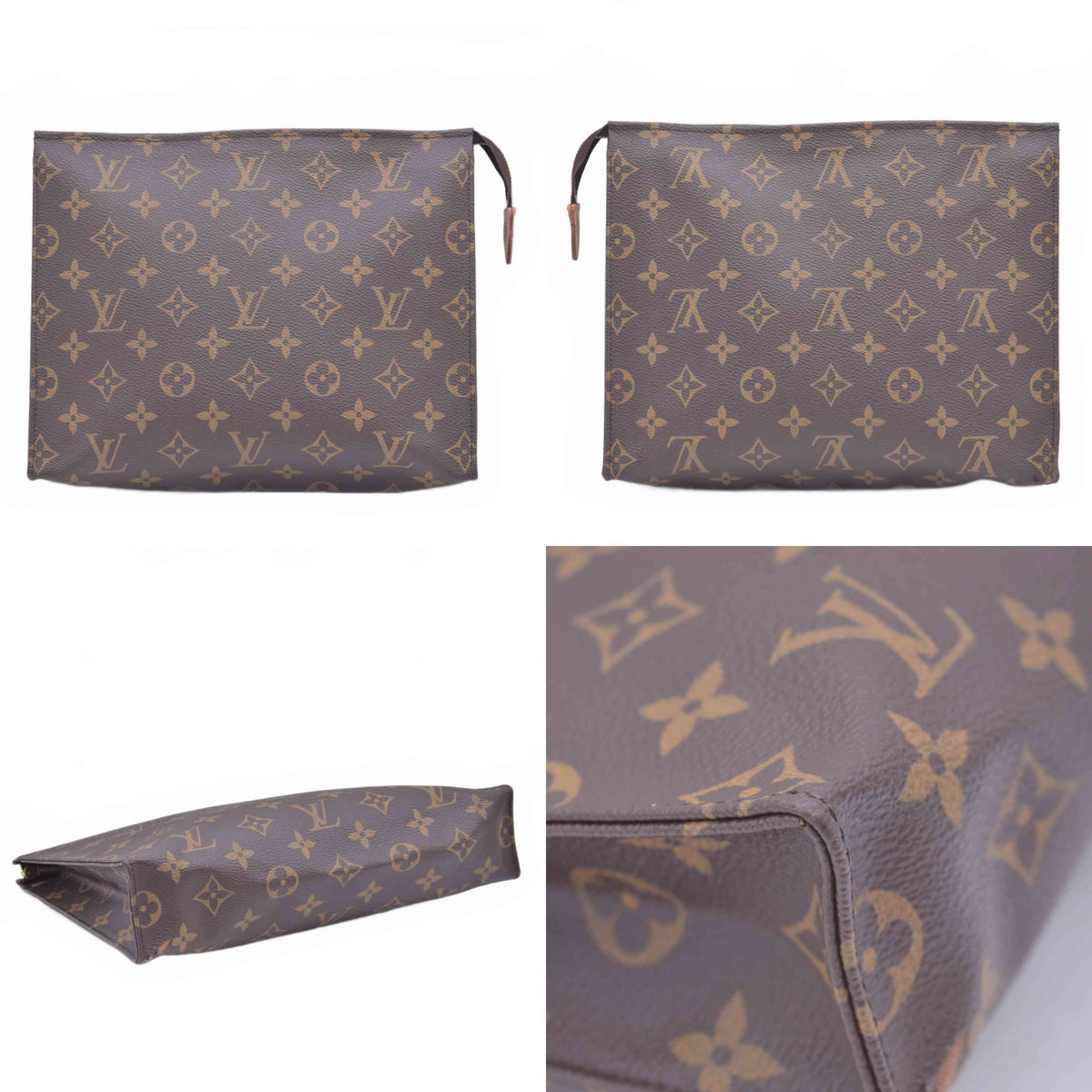 $760 2009 Louis Vuitton Toiletry 26 Brown Monogram DU4079