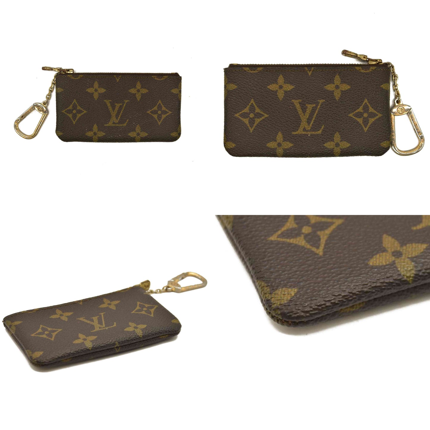 Louis Vuitton  Monogram Key Pouch 884ET