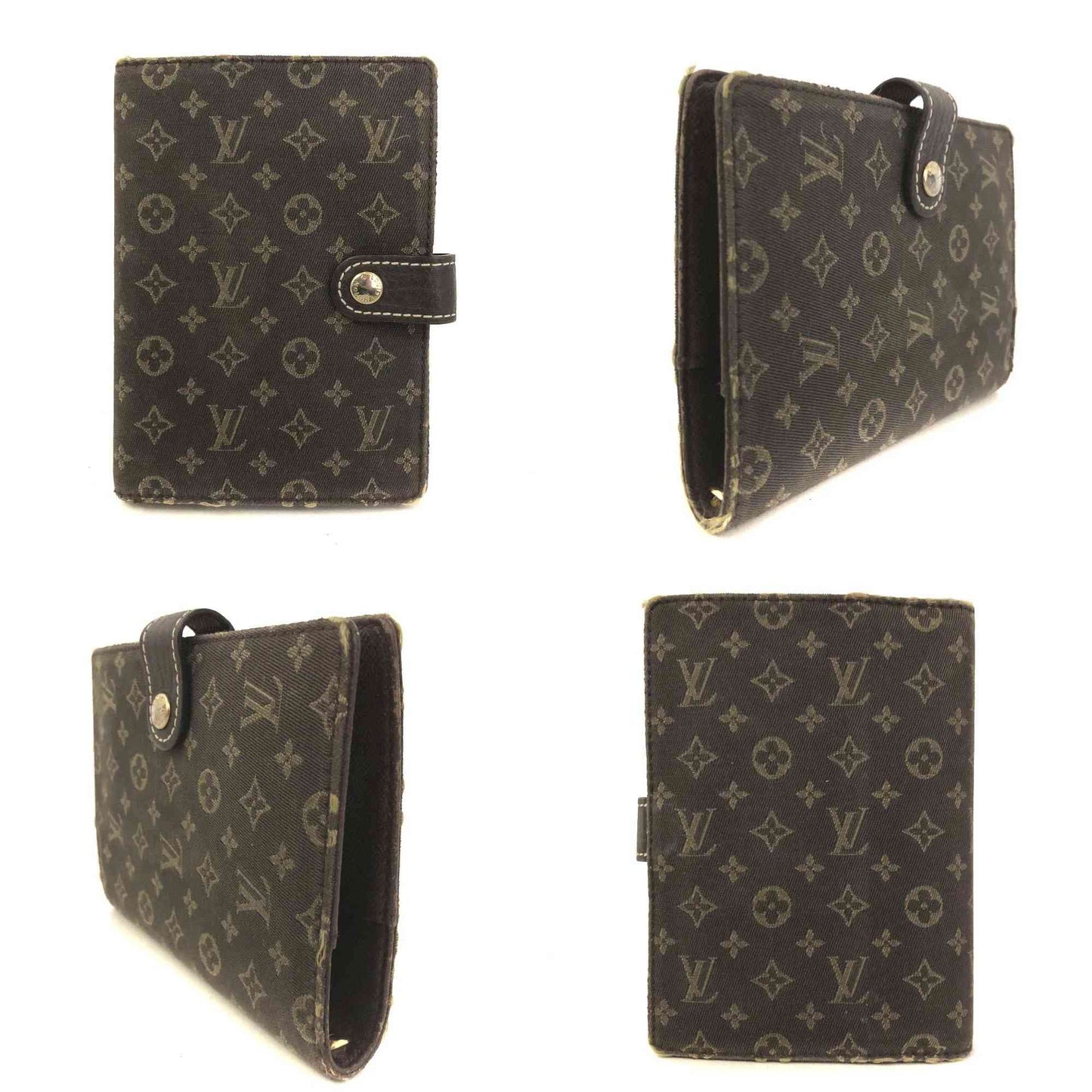Louis Vuitton Monogram Mini Agenda PM Notebook Cover Brown CA2057