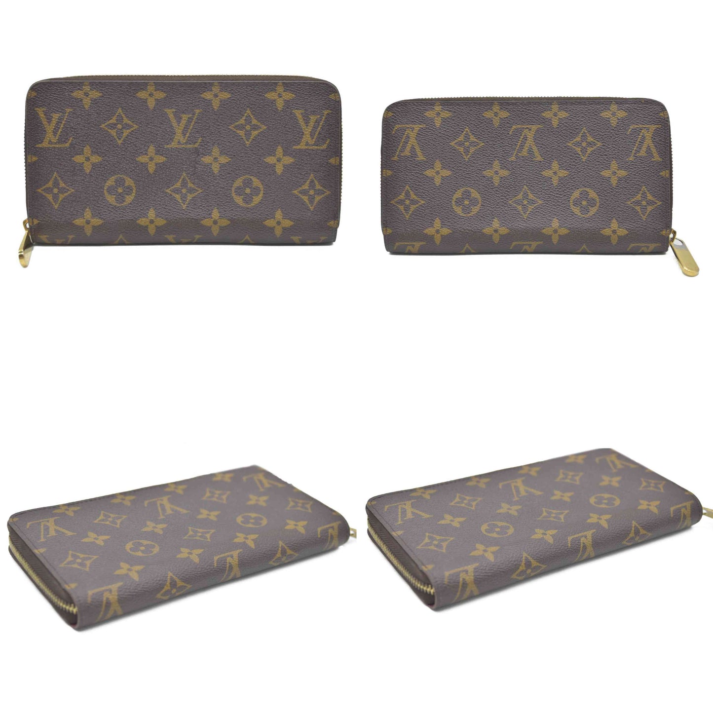 Louis Vuitton Monogram Zippy Wallet Fuchsia GI0187