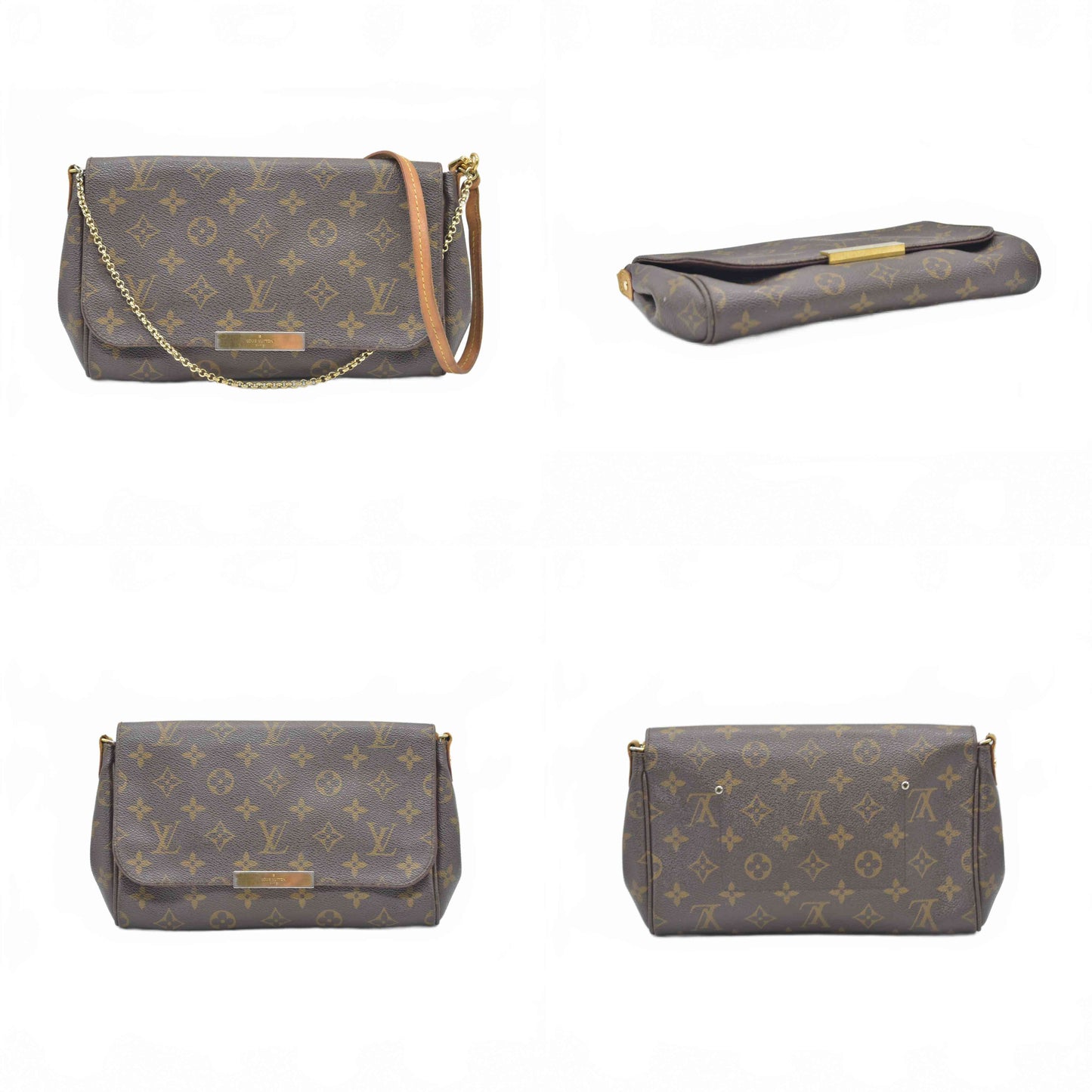 $1670 2014 Louis Vuitton Favorite MM Monogram SA1114