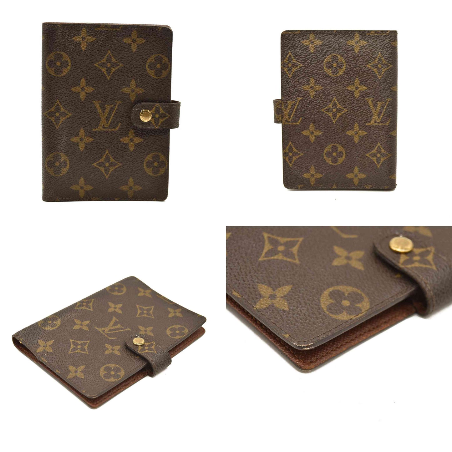 Louis Vuitton  Monogram Small Ring Agenda Cover CA1011