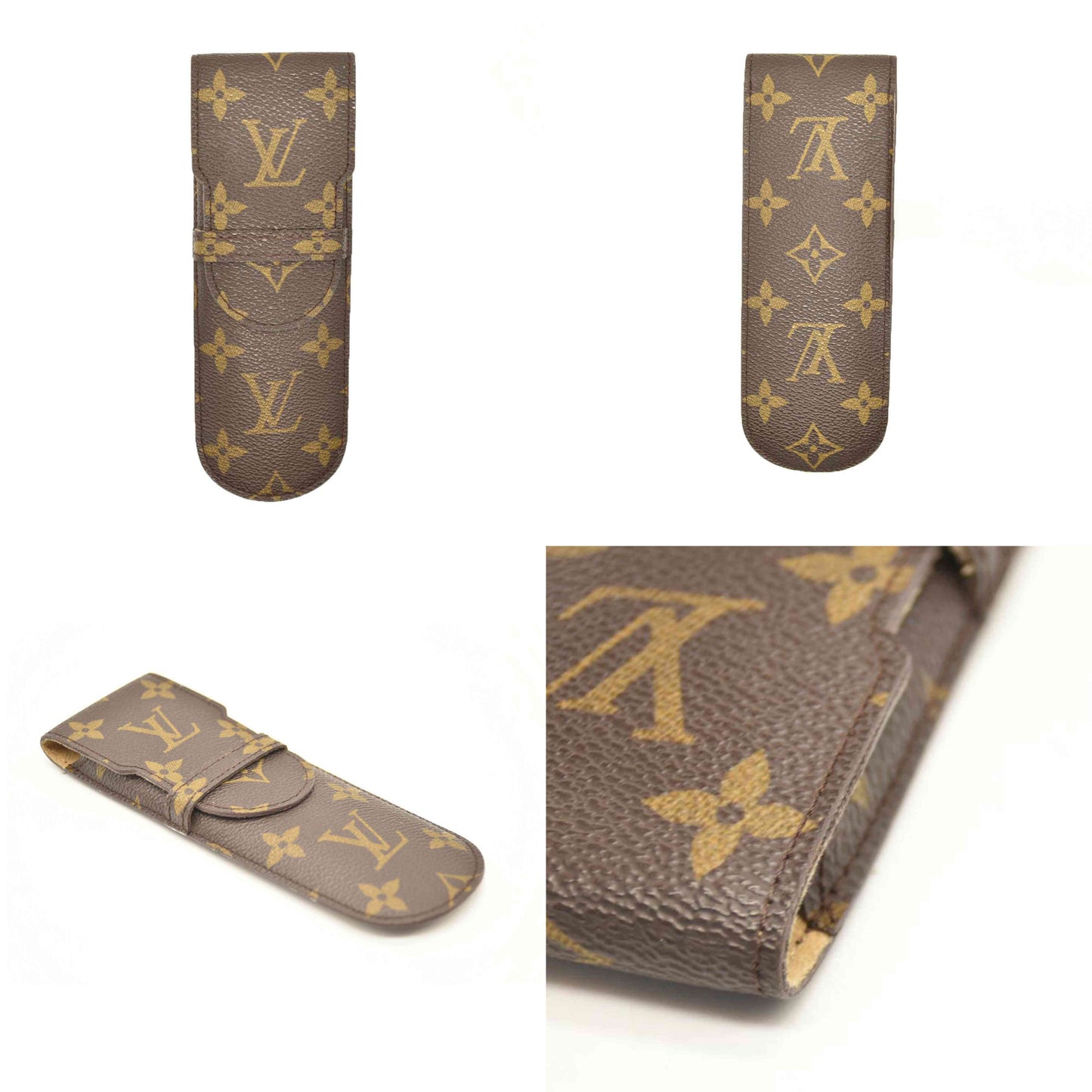Louis Vuitton  Monogram Etui Stylos Pen Holder Case CA0927