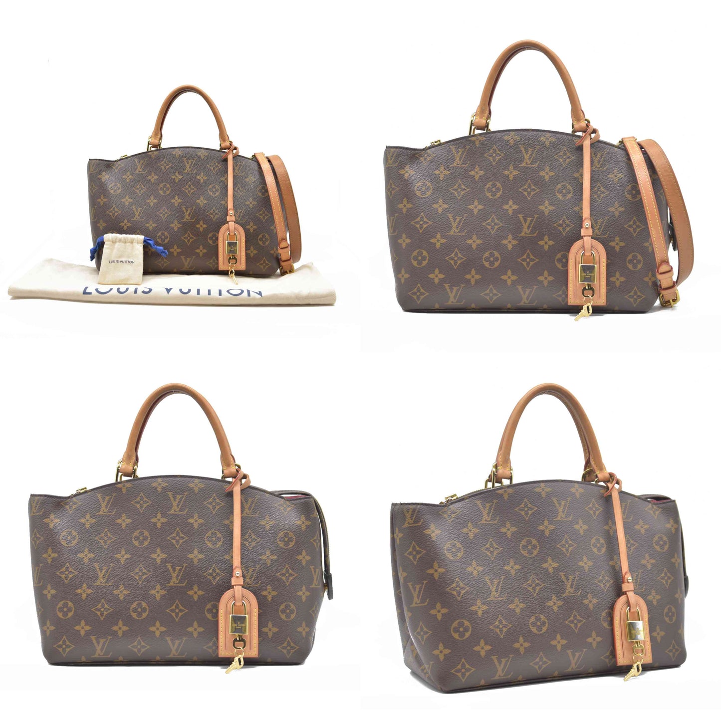 AUCTION $3050 Louis Vuitton LV Monogram Petit Palais