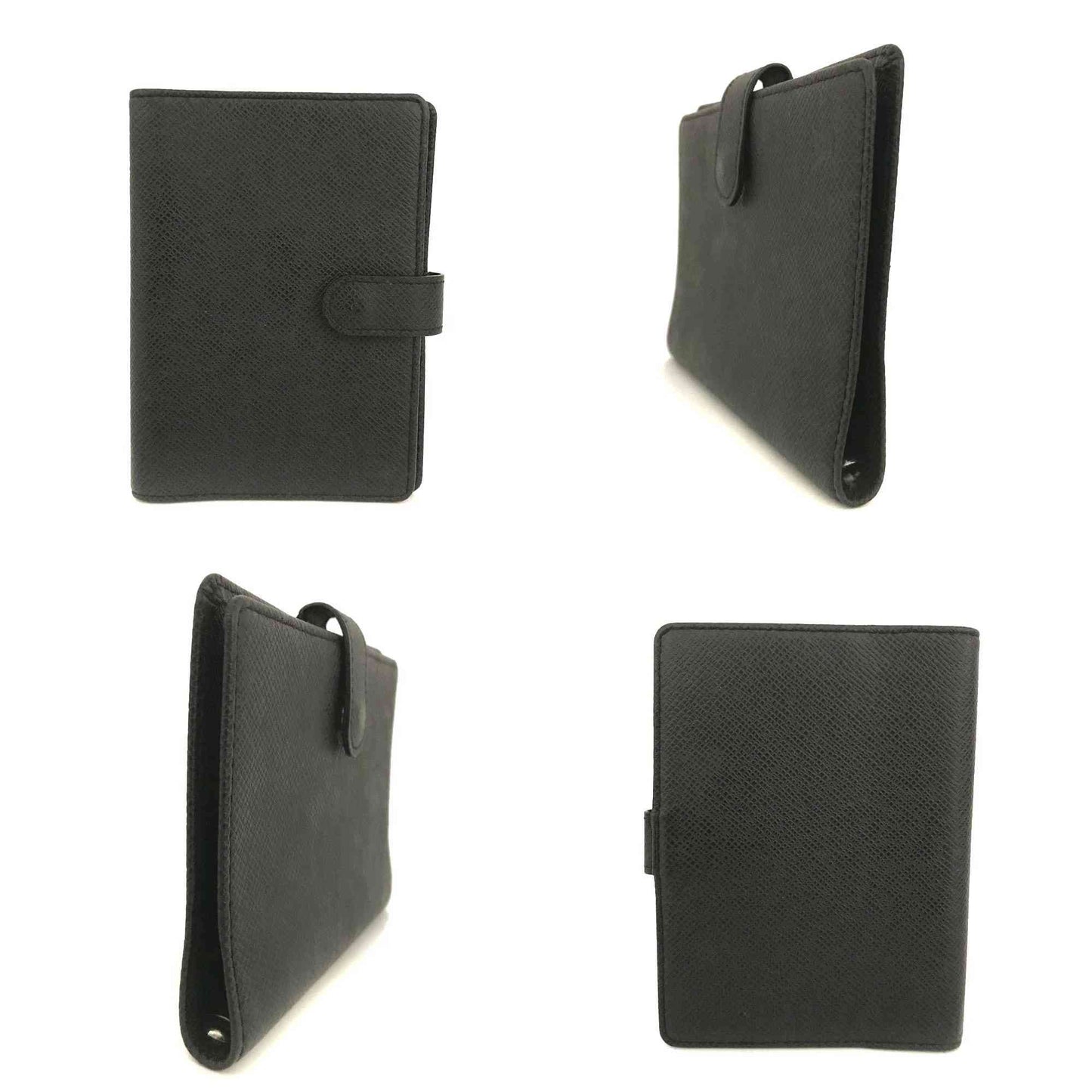 $505 2008 Louis Vuitton Taiga Agenda PM Leather Notebook Cover Ardoise CA0028