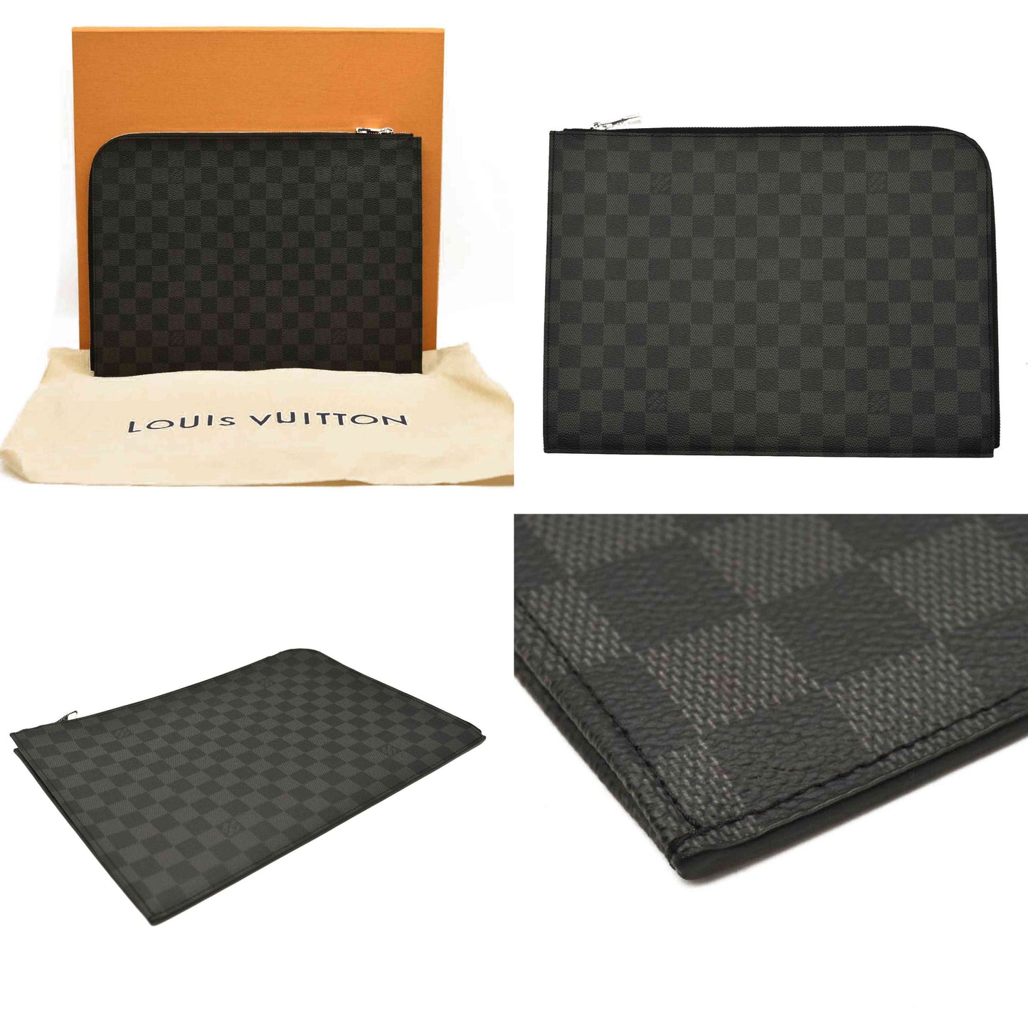 LOUIS VUITTON  Damier Graphite Pochette Jour GM TN4136