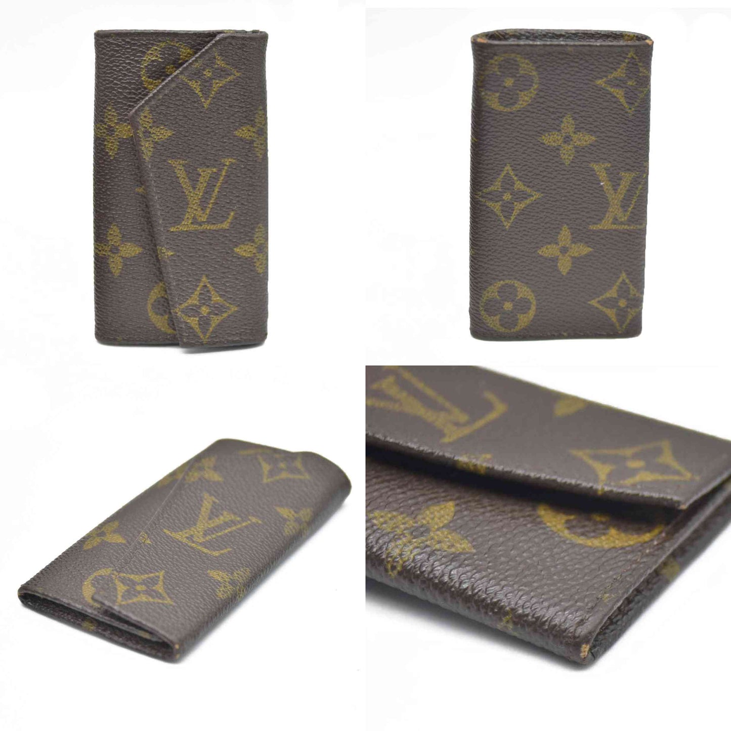 AUCTION $345 Louis Vuitton Monogram Multicles 6 Ring Key Case Brown/2BH2048