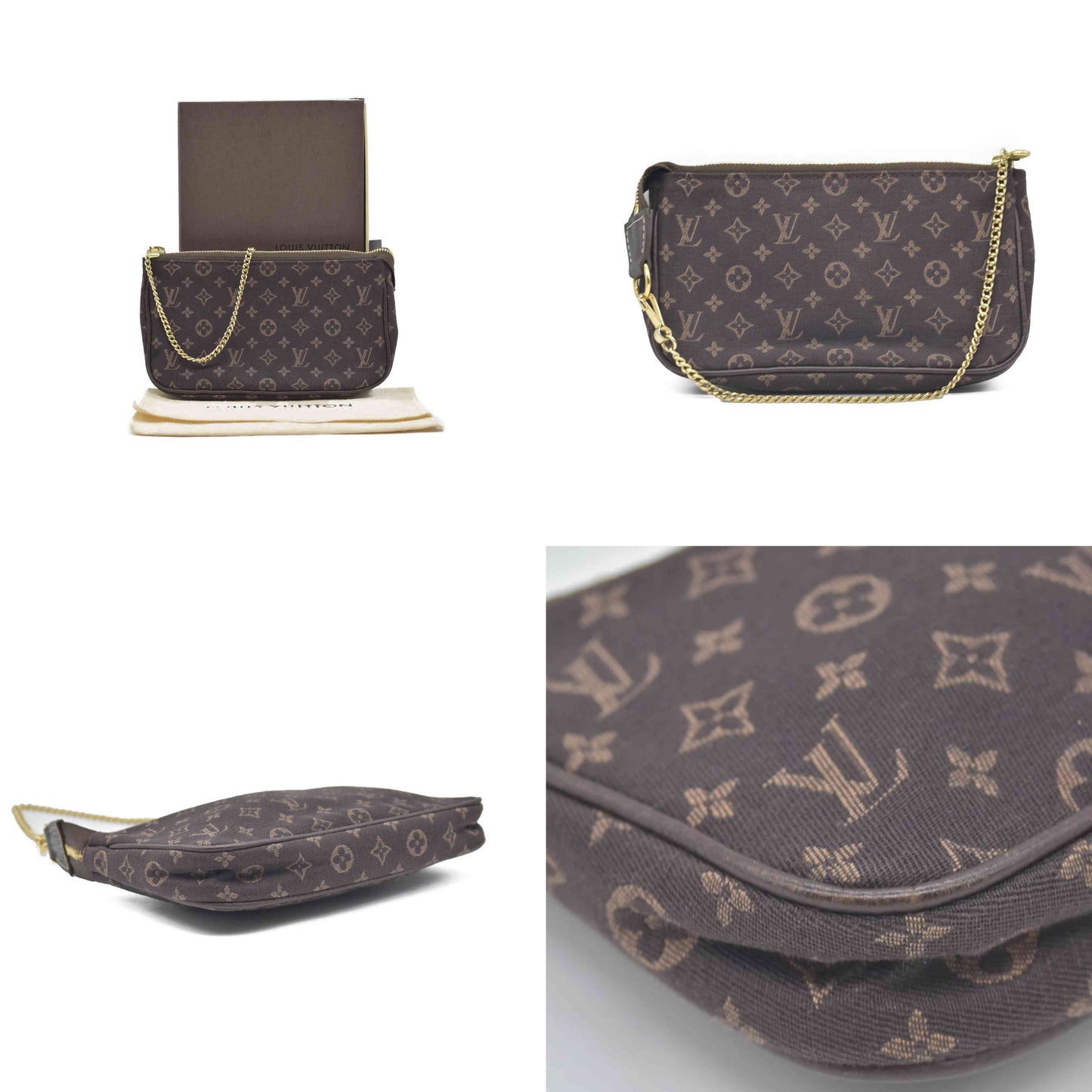 Louis Vuitton Monogram Mini Lin Pochette Accessoires CONSIGNMENT