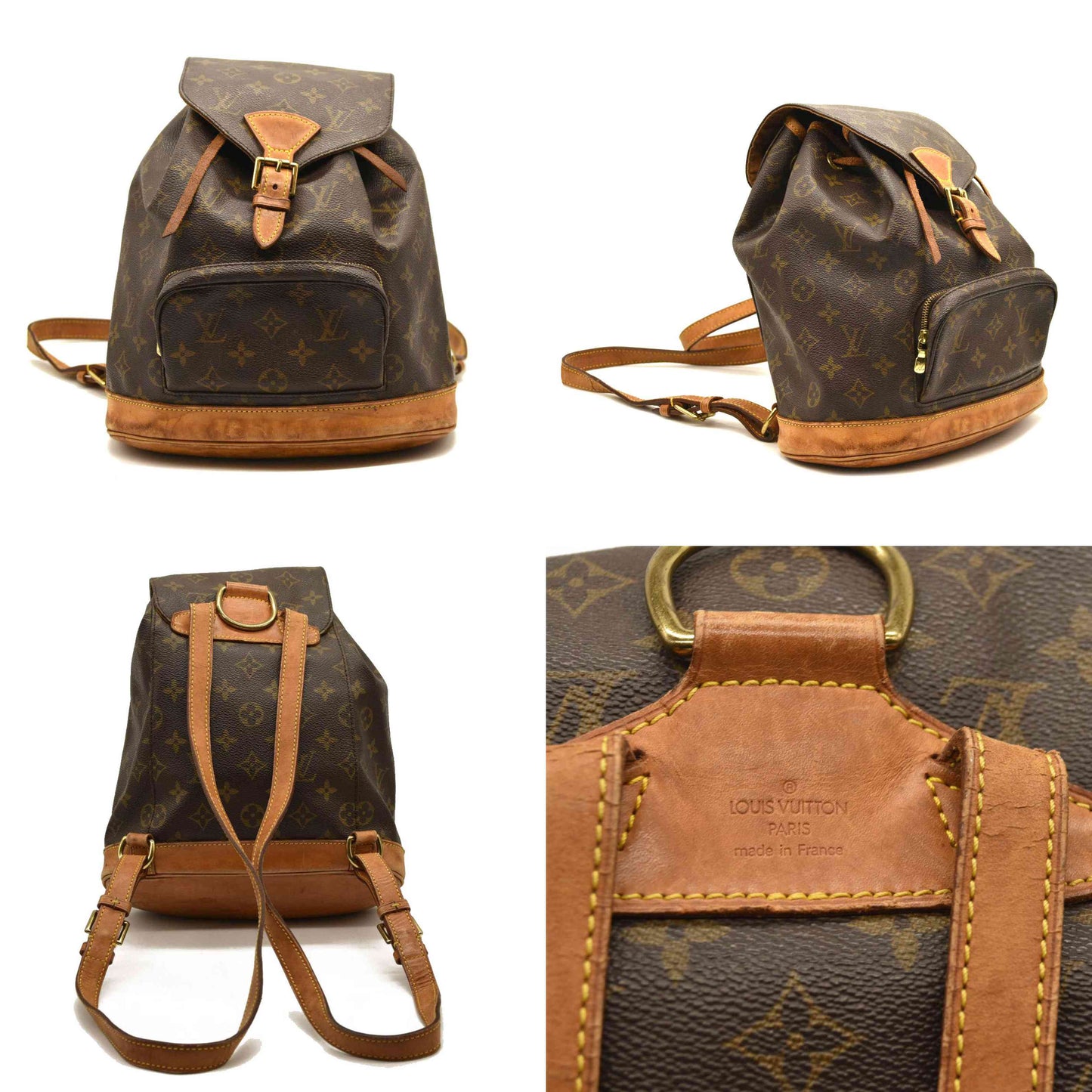 LOUIS VUITTON Monogram Montsouris MM Backpack SP1001