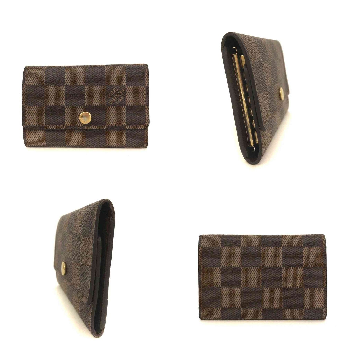 Louis Vuitton Damier Multicles 6 Ring Key Case Brown CT2161