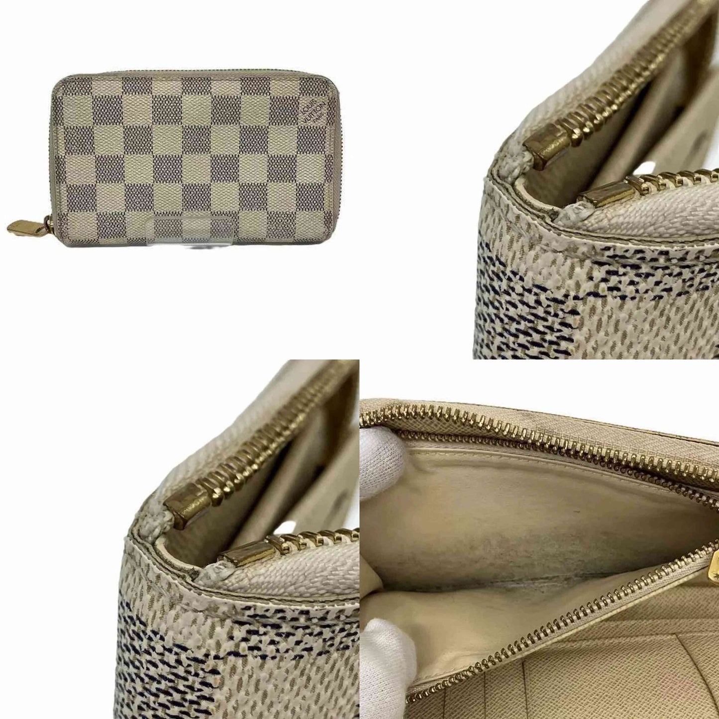 PRE-ORDER  Louis Vuitton  Damier Azur Zippy Organizer Wallet MI5111