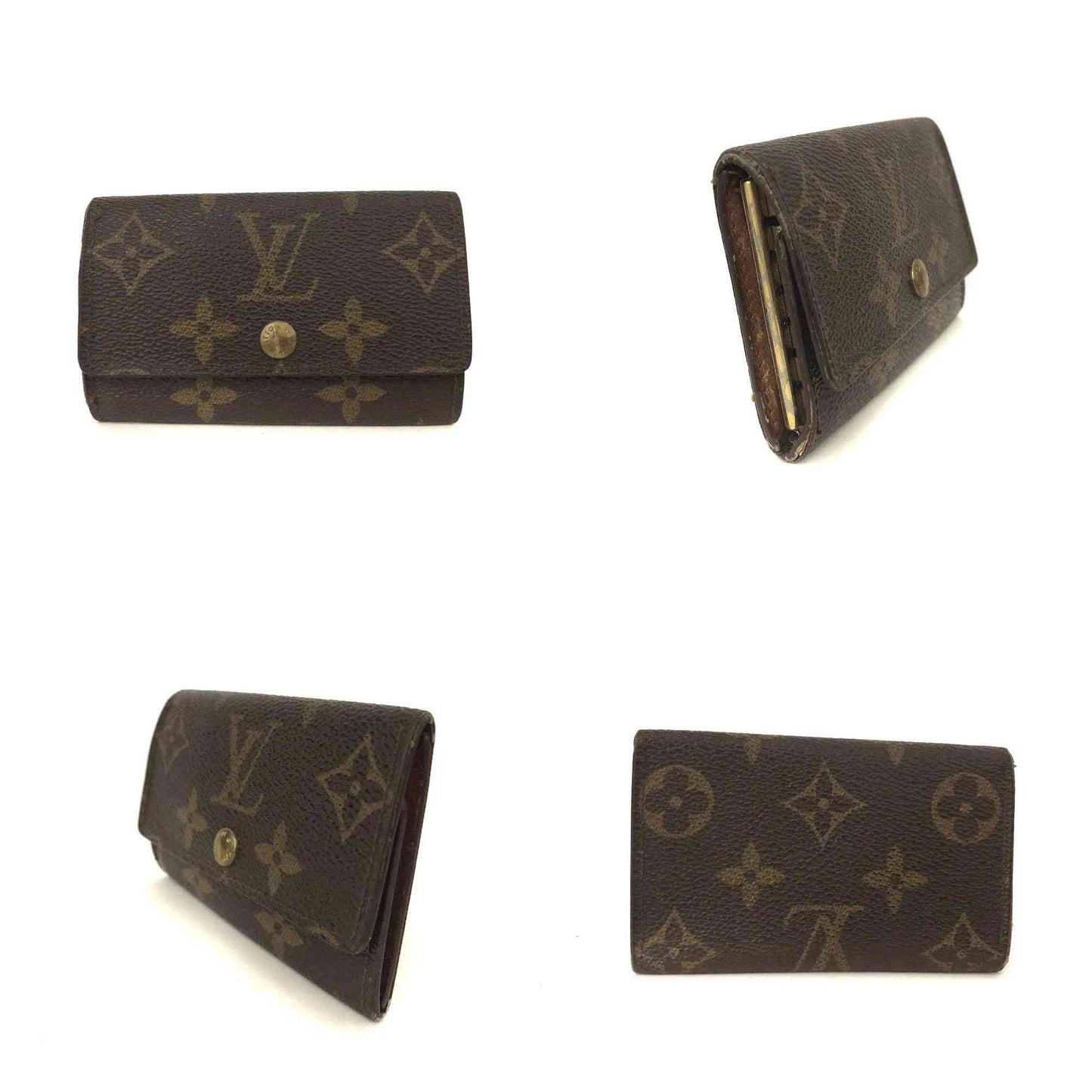 Louis Vuitton Monogram Multicles 6 Ring Key Case Brown