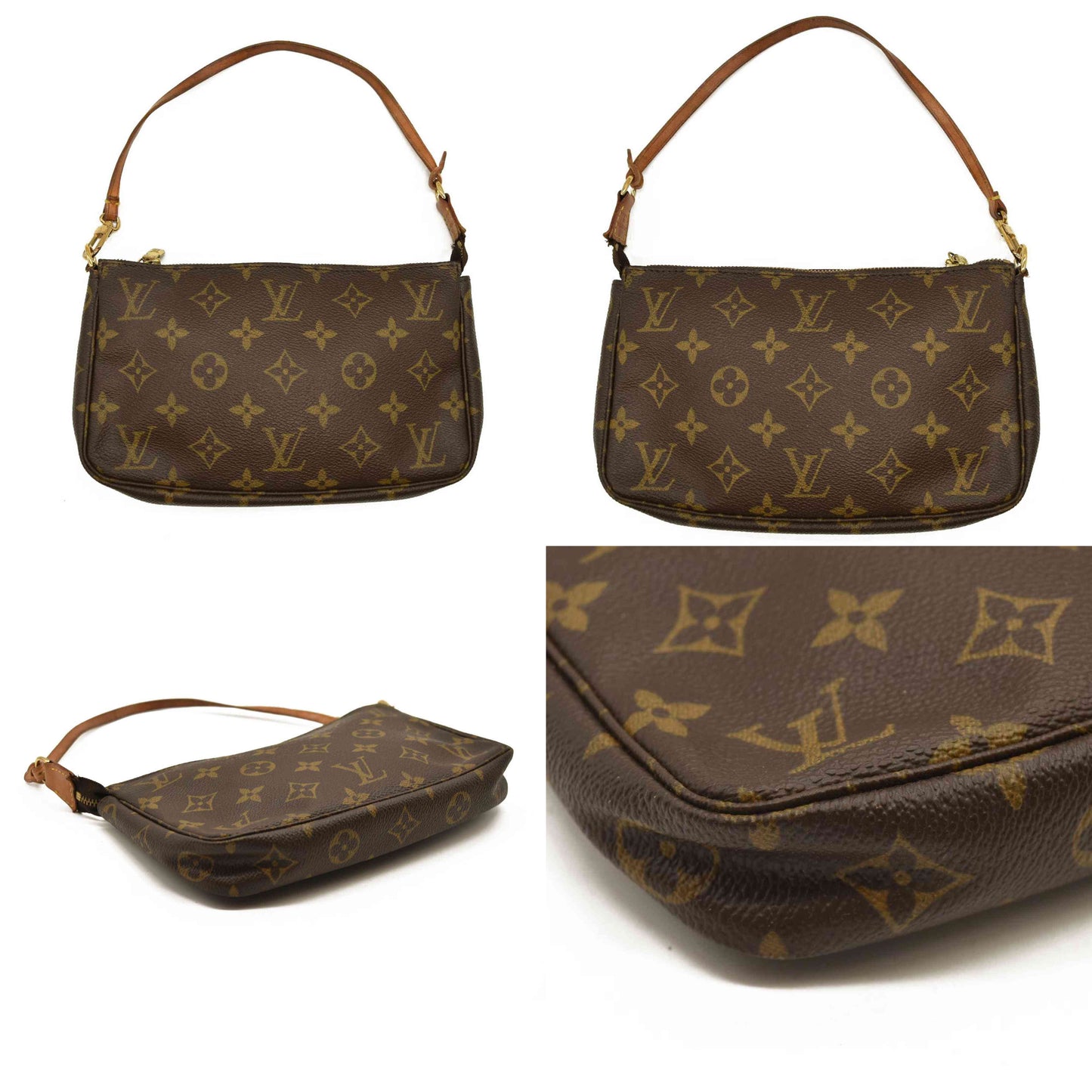 LOUIS VUITTON Monogram Pochette Accessories VI1909