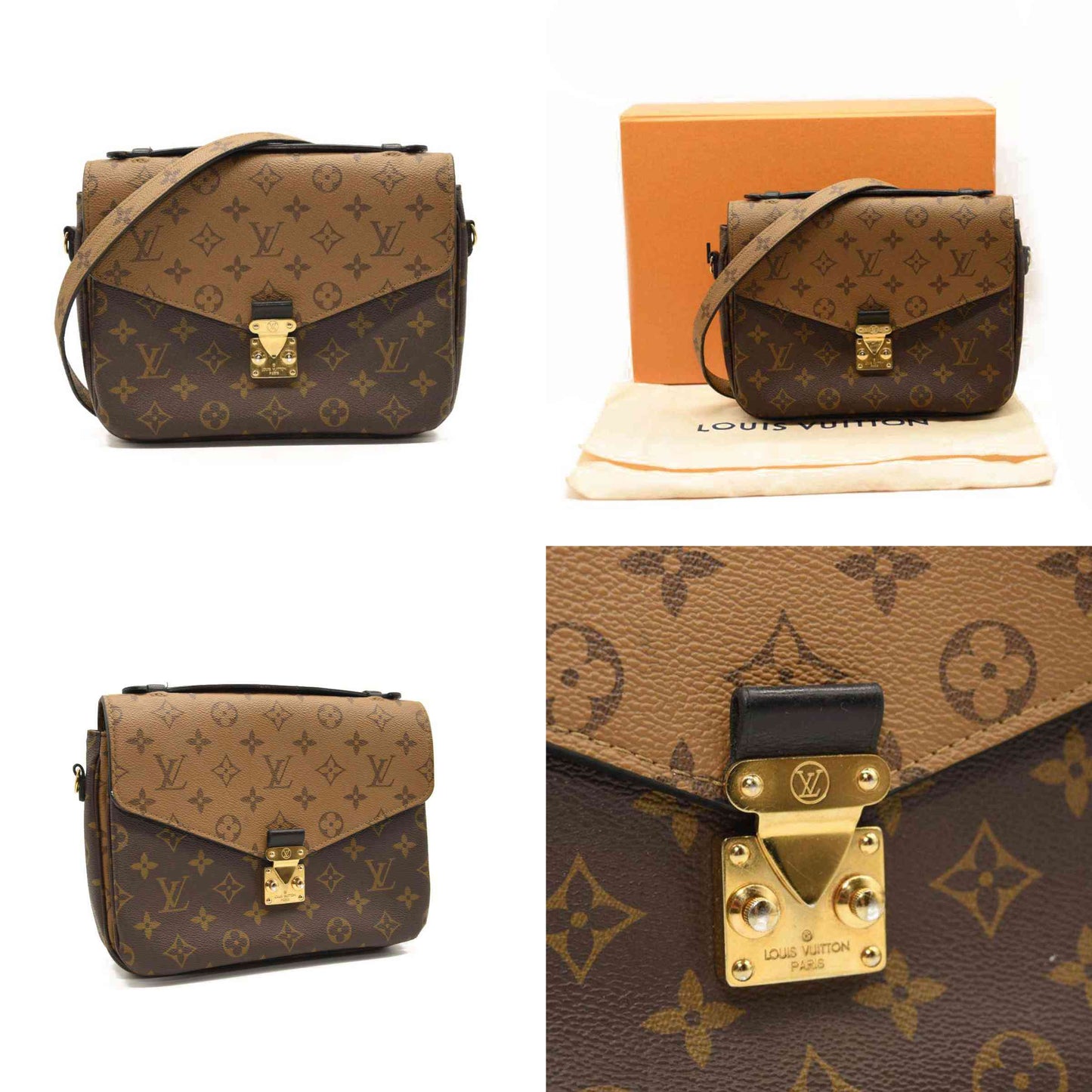 LOUIS VUITTON Reverse Monogram Pochette Metis SD4210