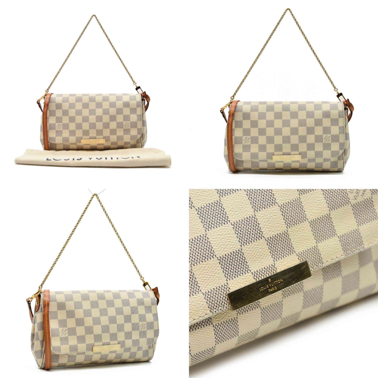 Louis Vuitton  Damier Azur Favorite MM DU3156 Crossbody