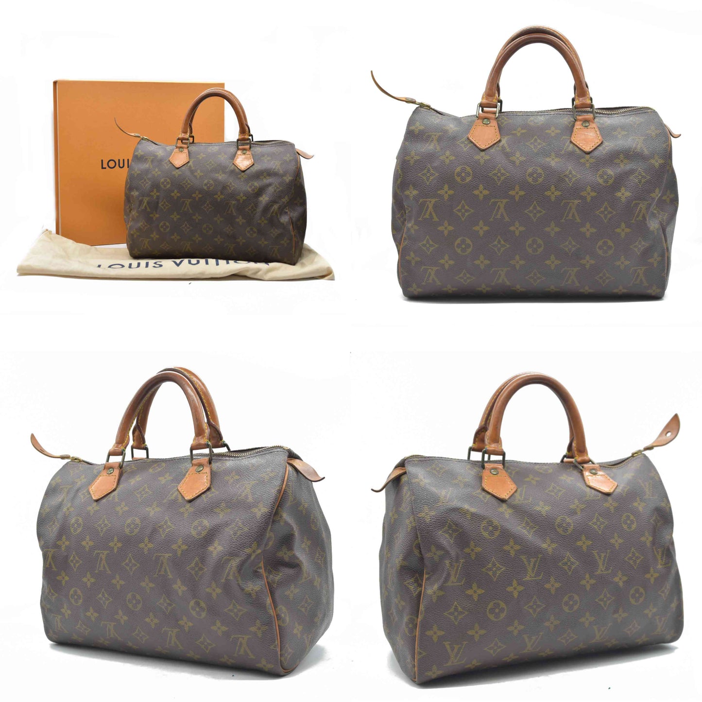 $1660 Louis Vuitton Monogram Speedy 30 VI881 1988